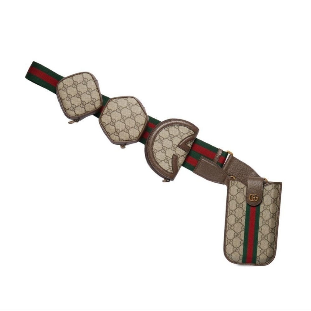 Gucci GG Supreme Ophidia Utility Belt Mini Bags